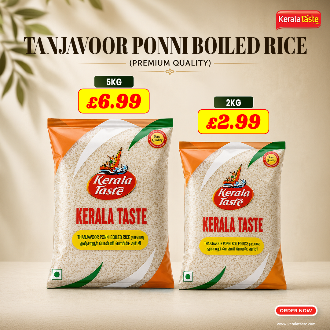 Thanjavoor Ponni Boiled Rice by Kerala Taste 5kg & 2Kg Offer!!