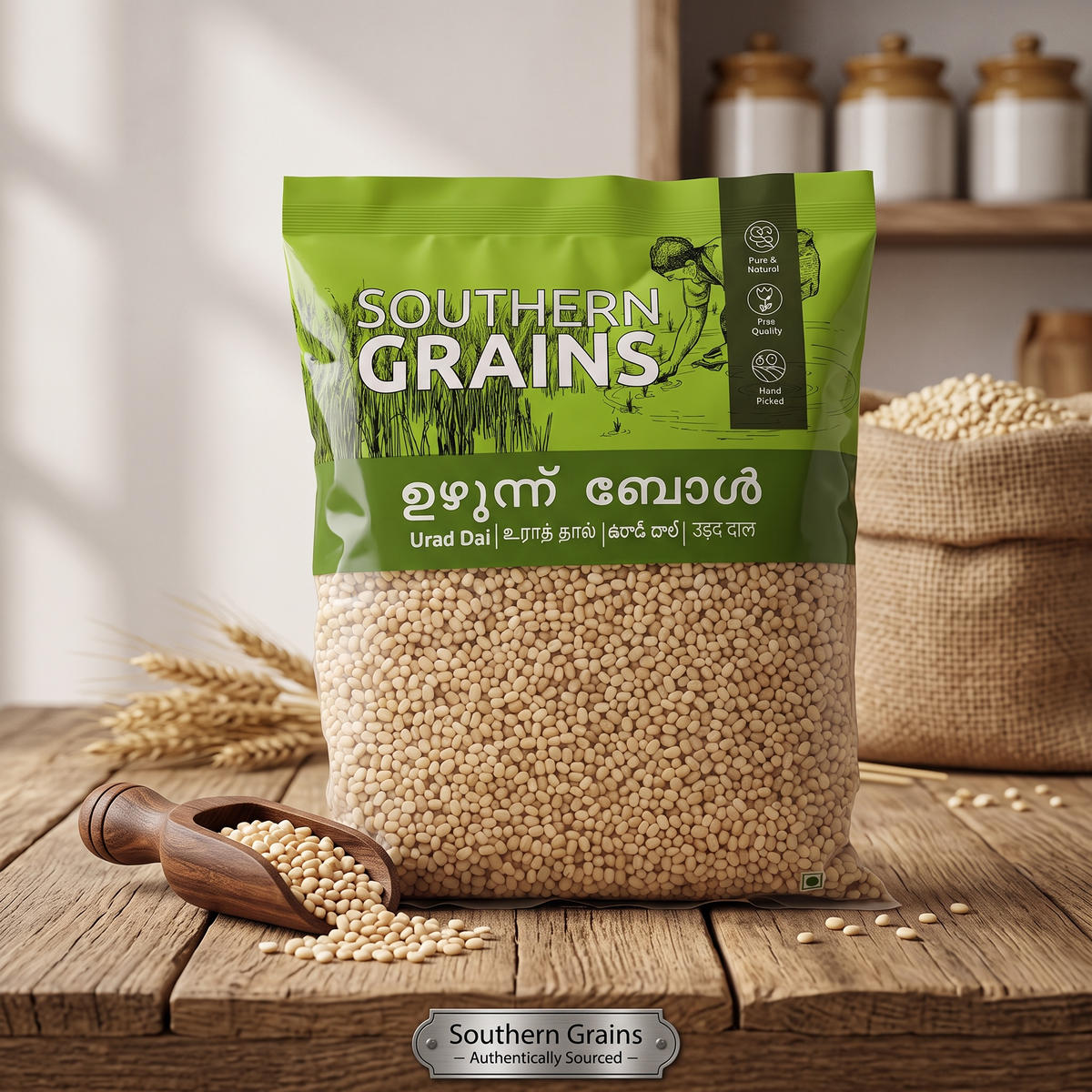 Urad Dal Whole By Southern Grains
