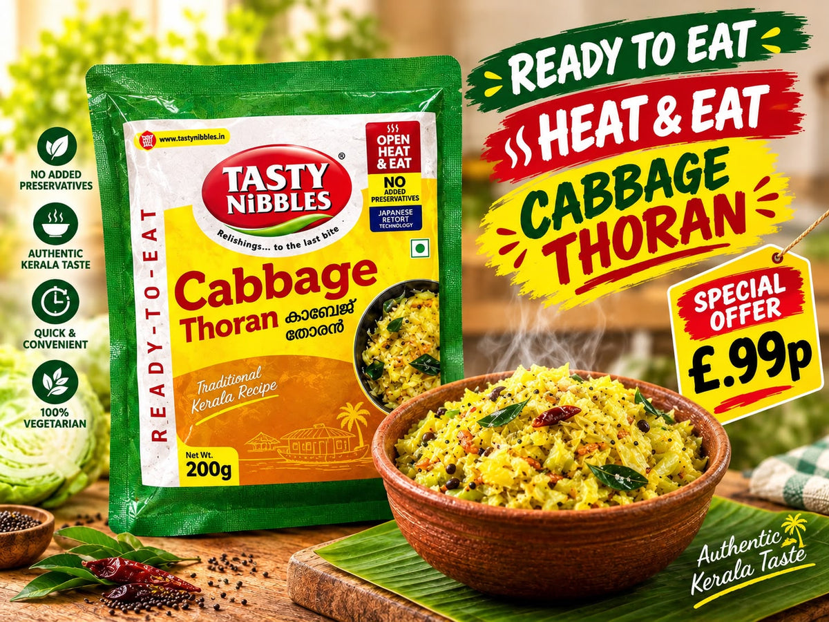 Tasty Nibbles Cabbage Thoran