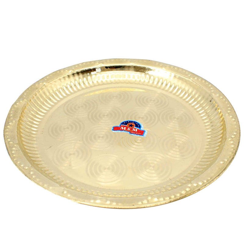 Brass Pooja Aarti Plate