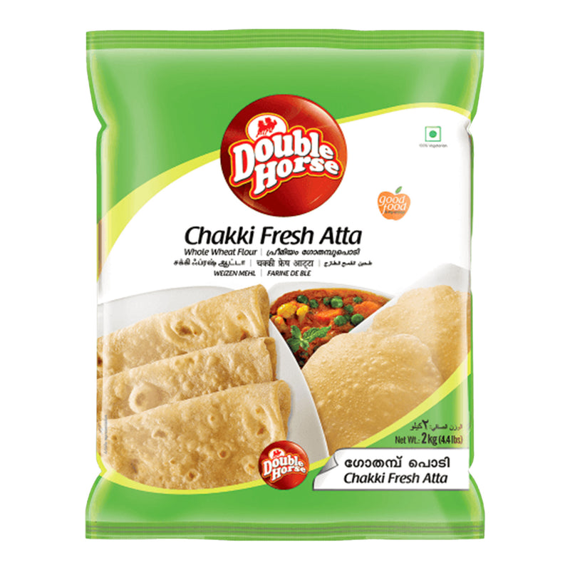 Chakki Fresh Atta Flour By Double Horse
