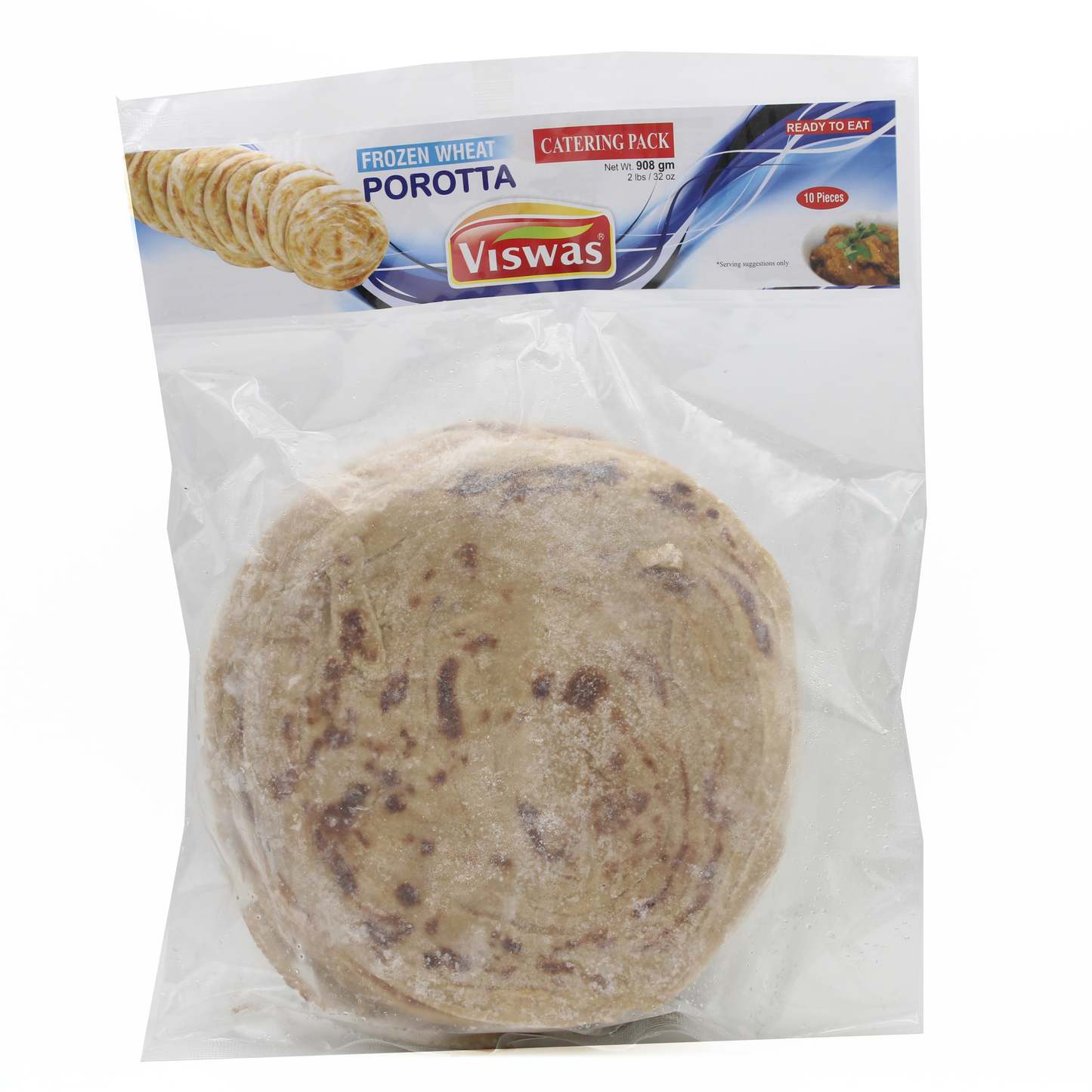 Frozen Wheat Porotta (Catering Pack) By Viswas