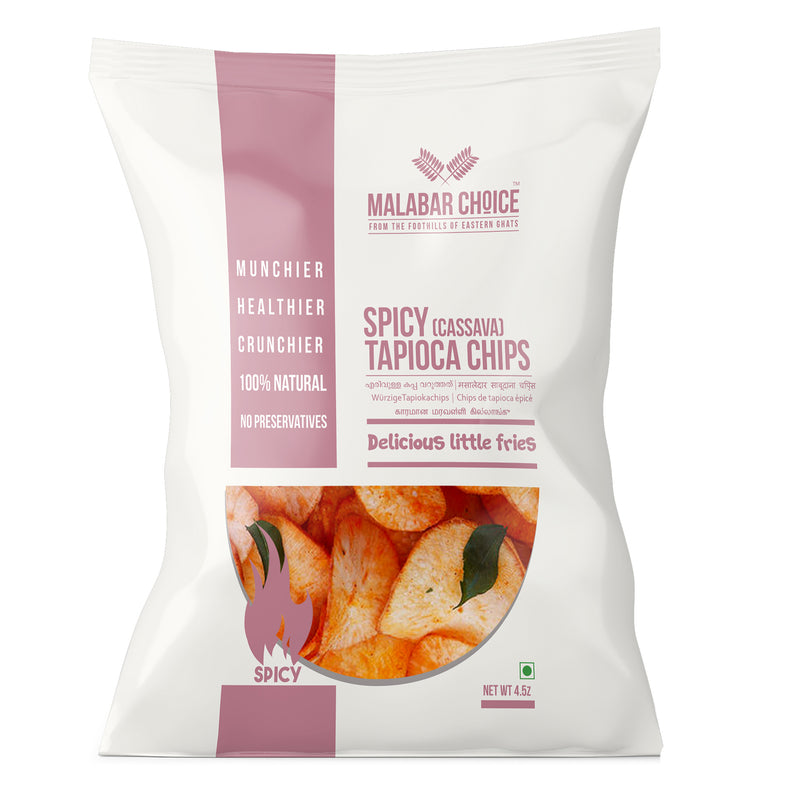 Spicy Tapioca Chips By Malabar Choice
