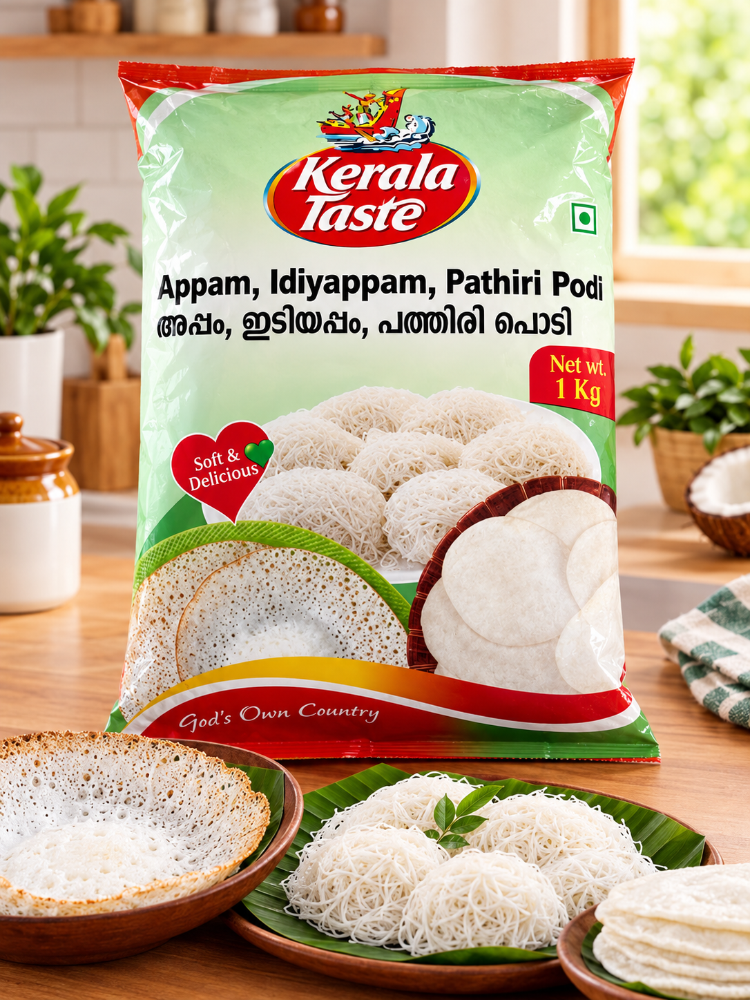 Appam Idiyappam Pathiri Podi by Kerala Taste