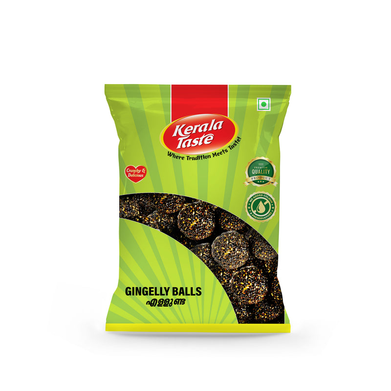 Ellunda – Traditional Kerala sesame and jaggery sweet balls.