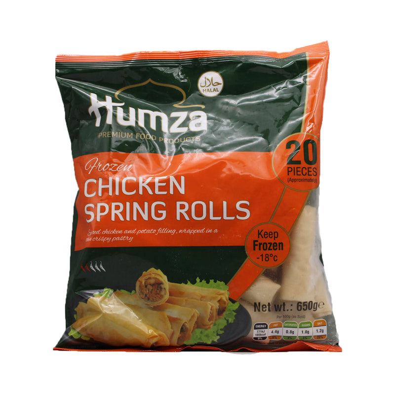 CHICKEN SPRING ROLLS BY HUMZA