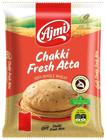Chakki fresh Atta 2kg by Ajmi
