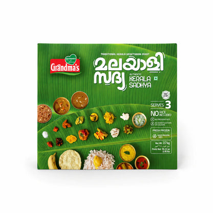 Kerala Sadhya by Grandmas (Serves 3 Person)