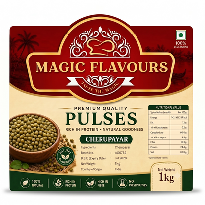 Green Gram (Cherupayar)By Magic Flavours