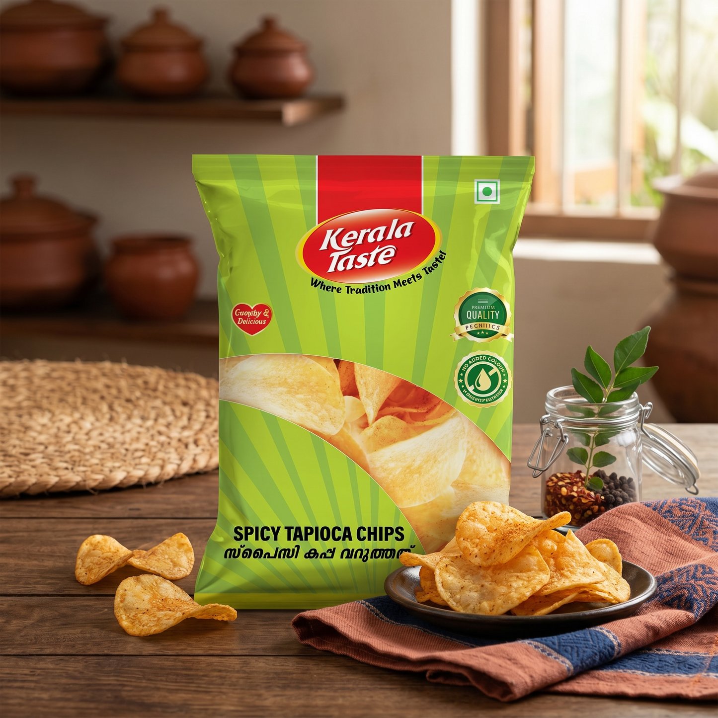 Spicy Tapioca Chips by Kerala Taste