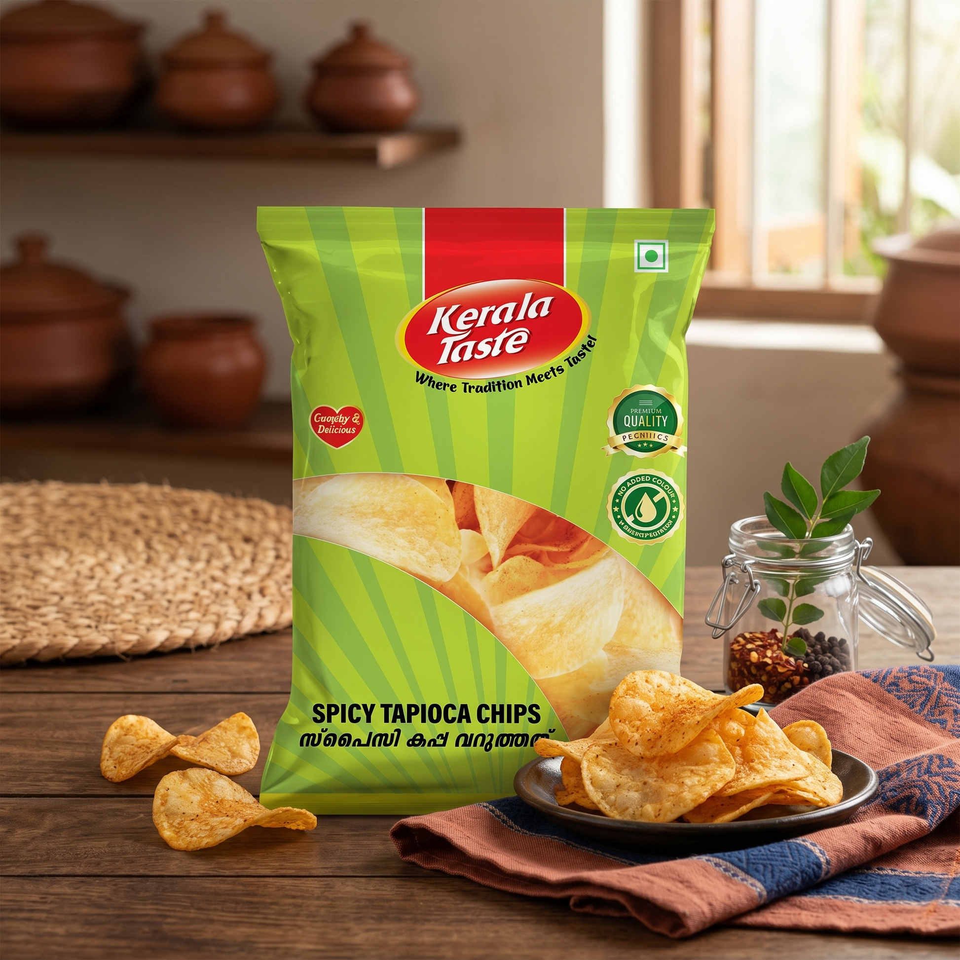 Spicy Tapioca Chips by Kerala Taste