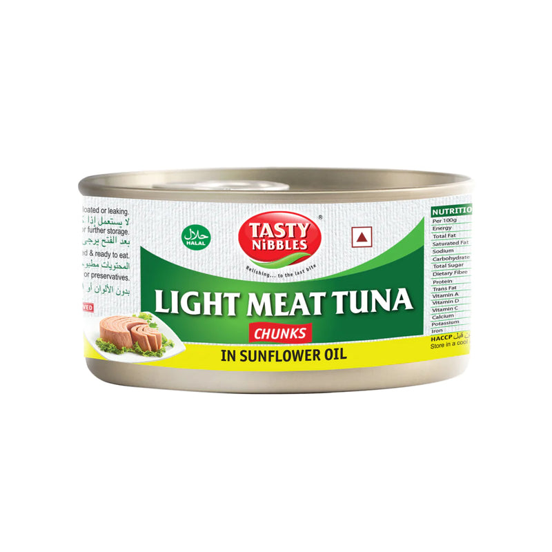 Tuna Chunks In Sunflower Oil by Tasty Nibbles