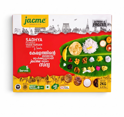 Kerala's Traditional Onam Sadhya by Jacme (serves 2 people)