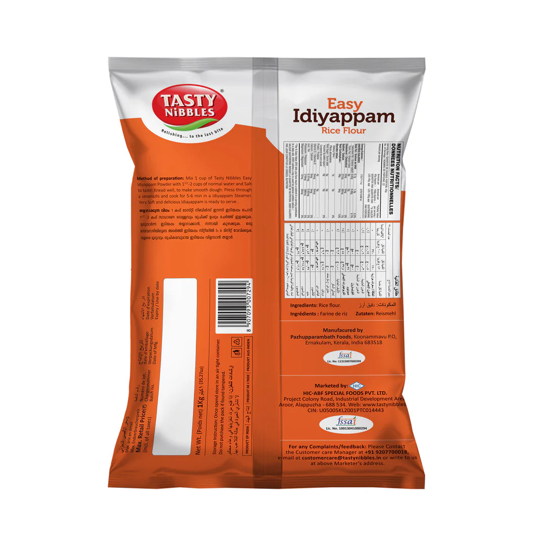 Tasty Nibbles Easy Idiyappam Powder – 1Kg: