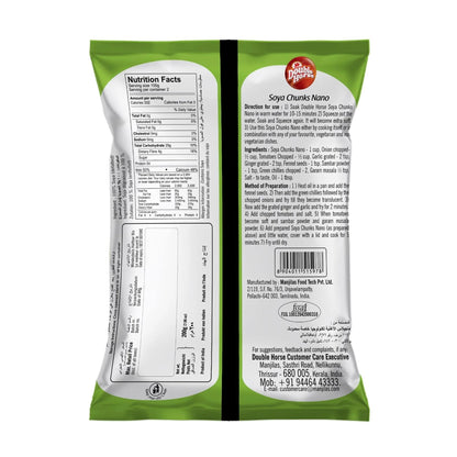 Soya Chunks Nano 500 gm by Double Horse