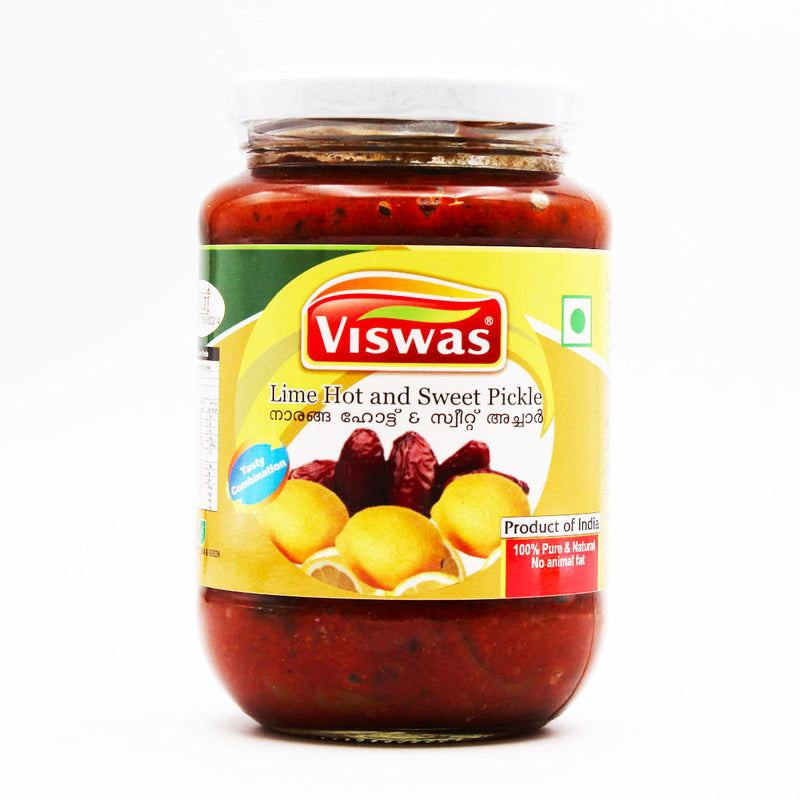 LIME HOT AND SWEET PICKLE BY VISWAS