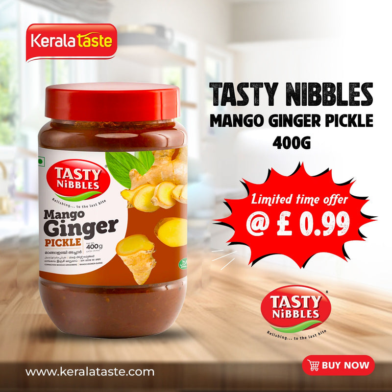 Mango Ginger Pickle by Tasty Nibbles