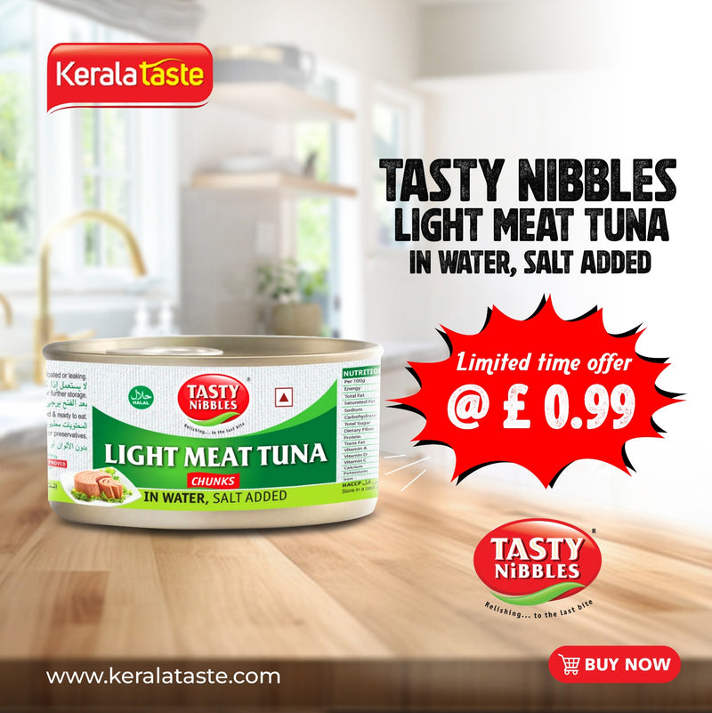 Tuna Chunks in salt water by Tasty Nibbles