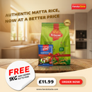 Triveni Matta Rice 10kg + FREE Ajmi Chemba Puttu Podi 1kg