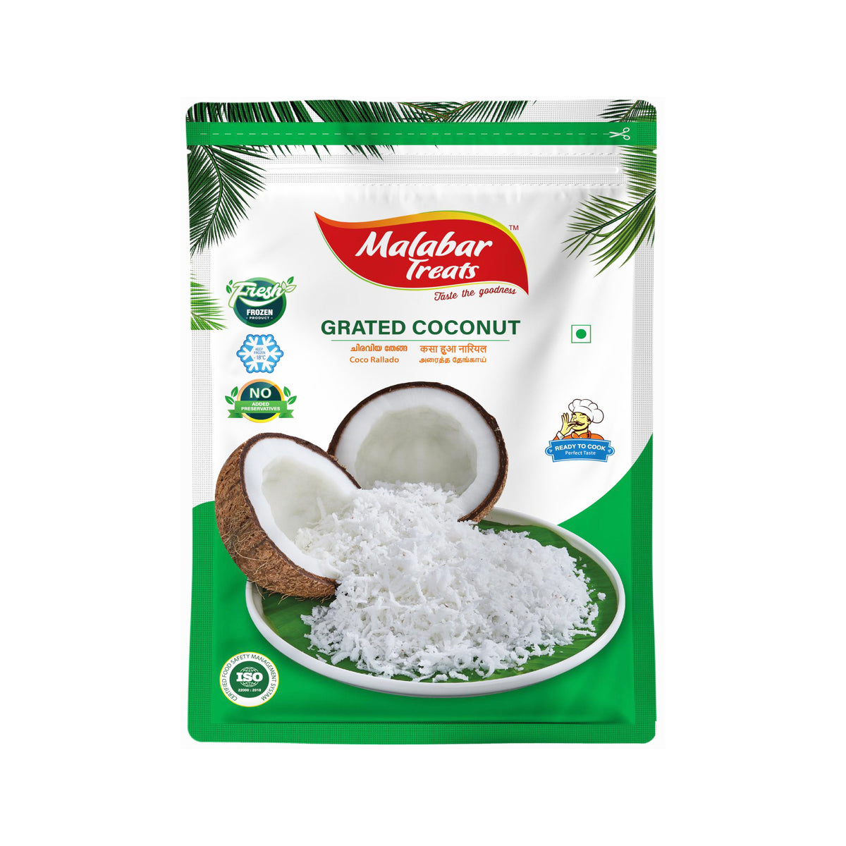 Grated Coconut by Malabar Treats -1Kg