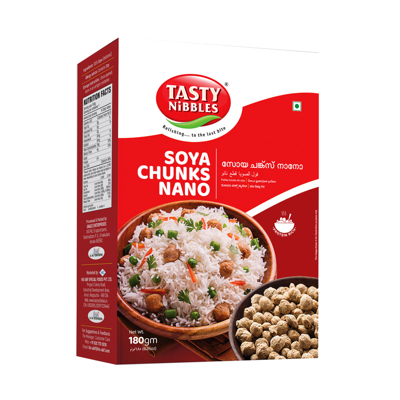 Soya Chunks Nano by Tasty Nibbles