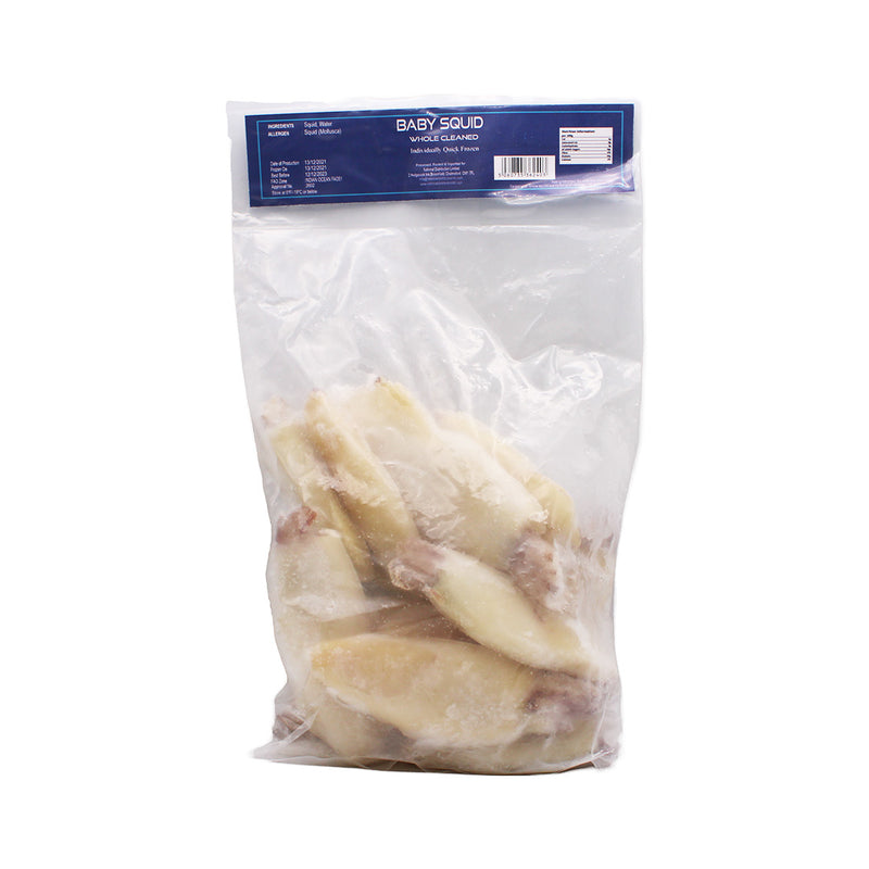 Baby Squid whole cleaned by Aqua Feast