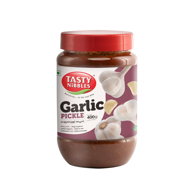 Garlic Pickle by Tasty Nibbles