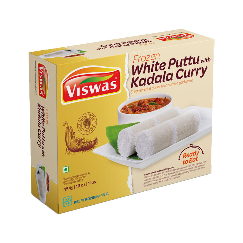 WHITE PUTTU WITH KADALA CURRY BY VISWAS