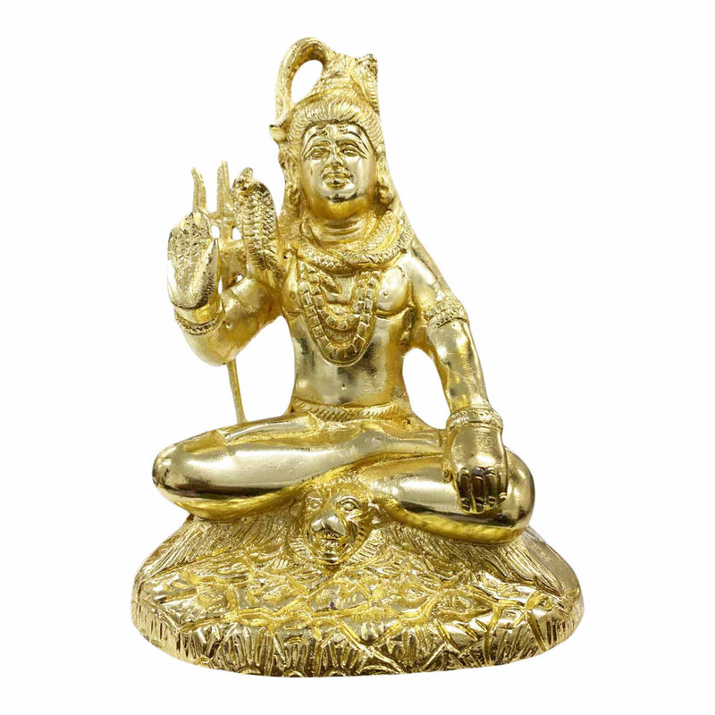 Antique Brass Lord Shiva Idol (1.5kg)