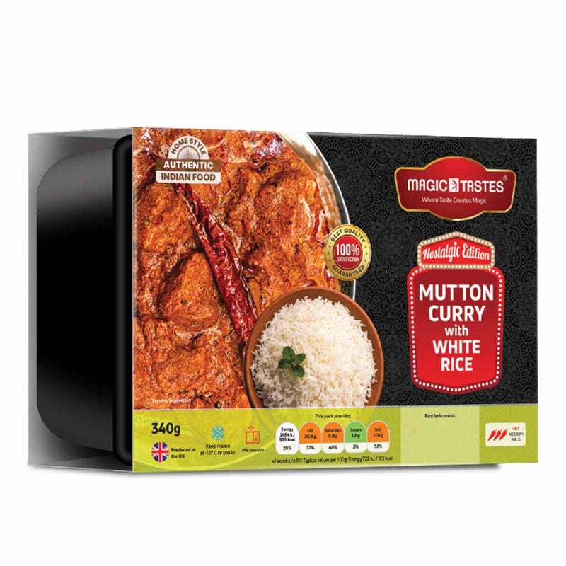 Mutton Curry with White Rice By Magic Tastes