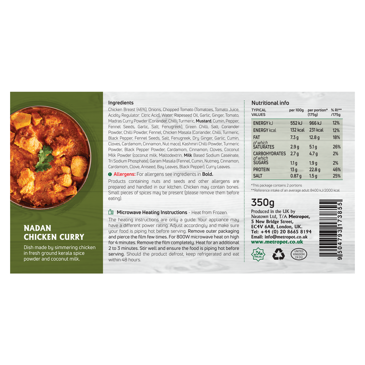 Nadan Chicken Curry by Metropot