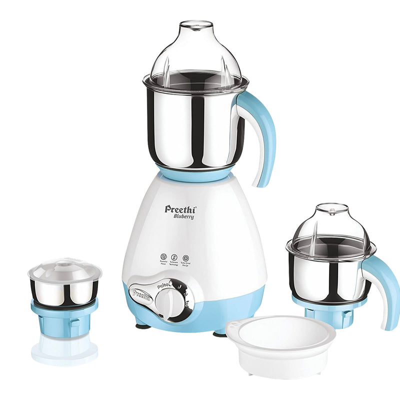 Preethi Blueberry Mixer Grinder 3 Jar