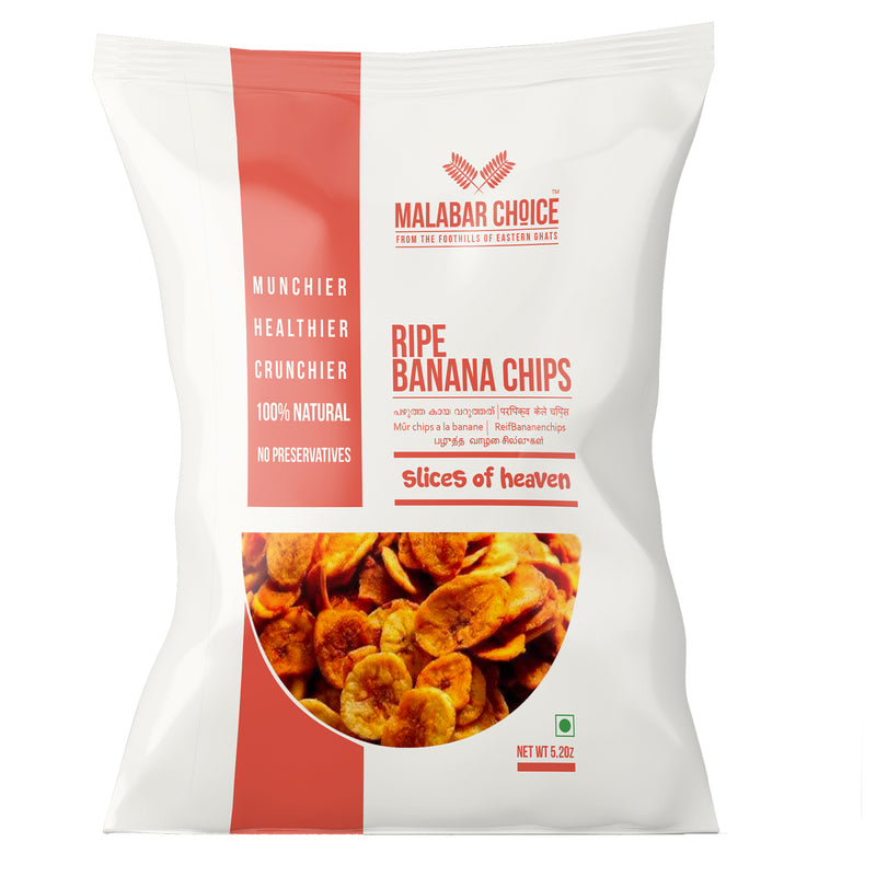 Ripe Banana Chips By Malabar Choice