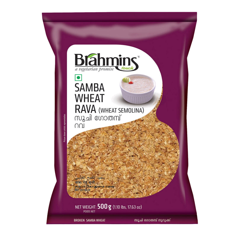 Samba Wheat Rava 1kg By Brahmins