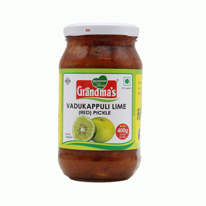 Grandma's VADUKAPPULI LIME PICKLE(Red)