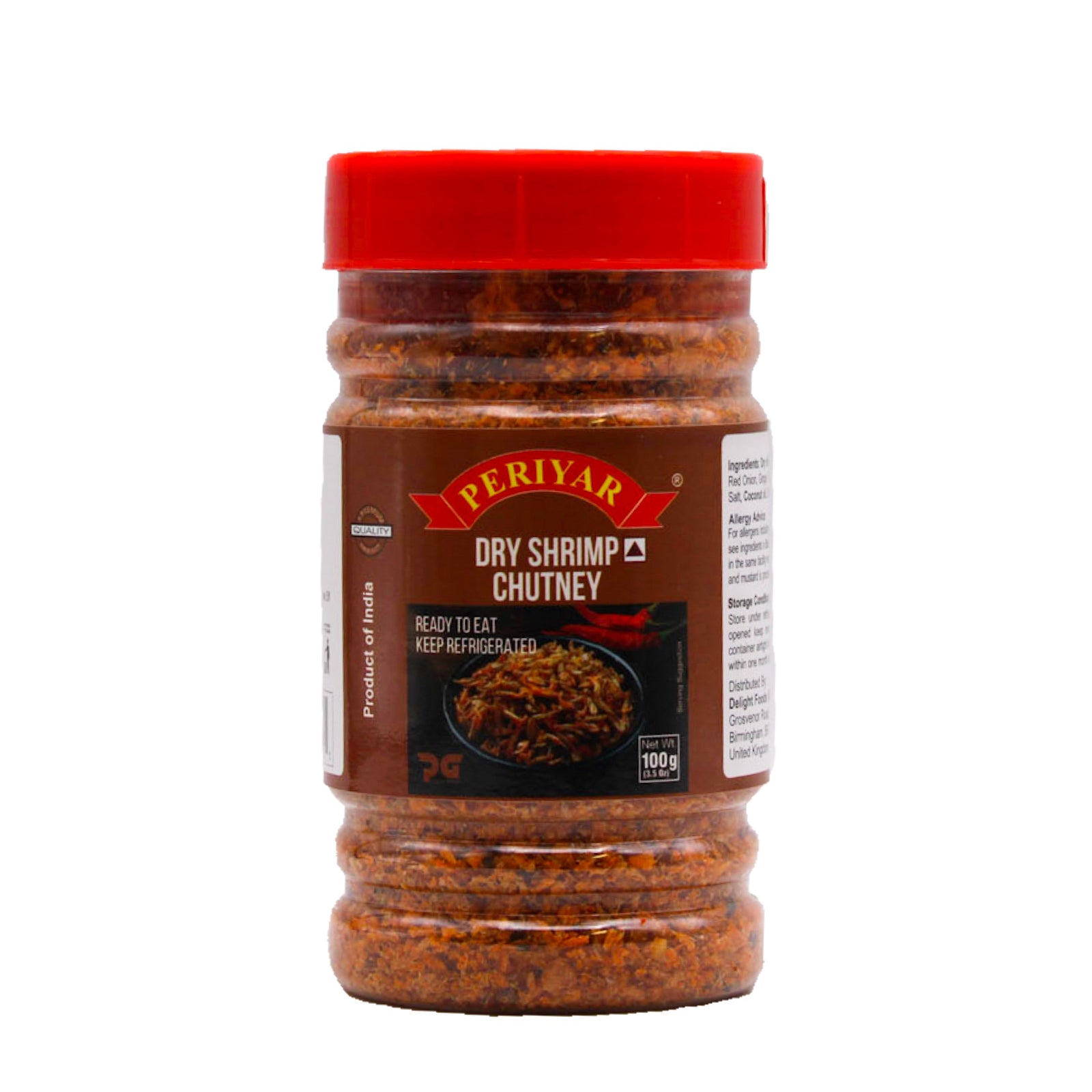 Dry Shrimp Chutney ( Frozen ) by Periyar